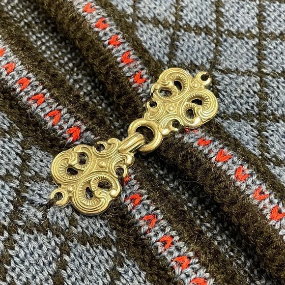 Norskwear Icelandic Nordic Fair Aisle 100% Norwegian lambs Wool Sweater Cardigan - Picture 7 of 16